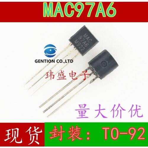 50PCS MAC97A6 TO 97-92 A/400 v 0.6 a6 bidirectional thyristor in stock 100% new and original