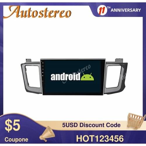 DSP Android 9.0 Car GPS Navigation For Toyota RAV4 2013 2014 2015+ Car Multimedia Player Auto Radio Tape Recorder No DVD Player