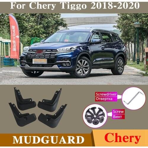 Black Mudguard is Suitable For Chery Tiggo 8 2020-2018 special four-piece package 2020 2019 2018