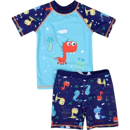 Children Boy Swimsuit Swimming Dinsour Kids Fashion Kids Swimwear For Boy Fashion Swimsuit Kids Boys Quick drying Wet-suit