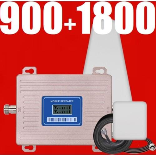 Dual Band Cellular Signal Repeater LTE 800 Band 20 4G and GSM UMTS 900 MHZ Band 8 2G 3G Signal Amplifier Mobile Booster Europe