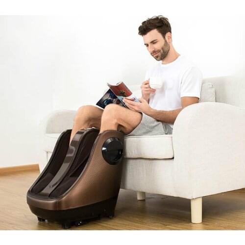 Electric Foot Massager Calf Machine Shiatsu Kneading Rolling Air Compression Feet Massage with Heat, Leg Beautician Massager