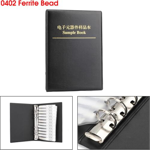 Areyourshop 0402 SMD / SMT Ferrite Bead Assorted Sample Books Componenta Magnetic 20 Values