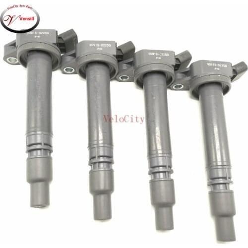 4X Part No# 90919-02250 90919-02256 90919-A2003 Ignition Coils Fits 13-19 LEXUS ES300h 07-15 LEXUS GS350 10-19 LEXUS GX460