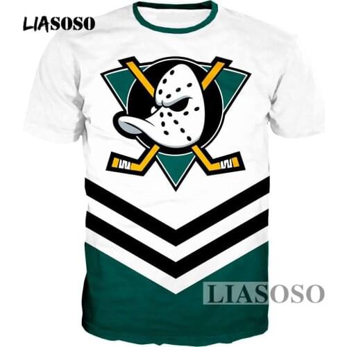 LIASOSO Sweatshirts Duck 3d Print T Shirts Fashion Summer Men Harajuku Funny Cool Tee Unisex Streetwear Hip Hop Pullover Quality