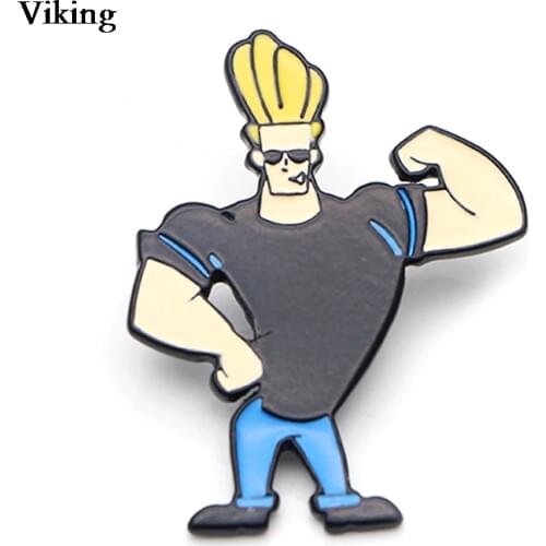 1Pcs Cartoon Badge Metal Pin Badge Brooches Cool Lapel Pin For Women Men Backpack Pins For Hat Collar G0353