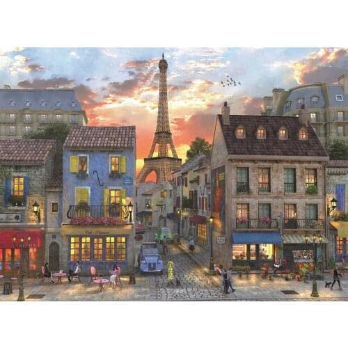 At Jigsaw Puzzle 3000 Pcs Paris Street For Adult&Kids Toy Educational Entertaintment Landscape Fun Games