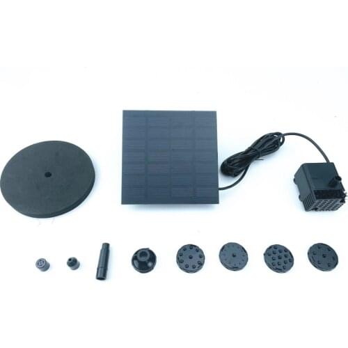 Floating Solar Fountain Garden Waterfall Fountain Pool Pond Bird Bath Solar Panel Powered Fountain Water Pump Garden Decoration