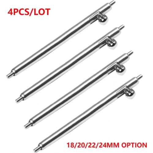 18mm 20mm 22mm 24mm Quick Release Spring Bars Pins For Sumsung Gear S2 S3 Pins Watch Strap Replacement Band- 4Pcs/lot