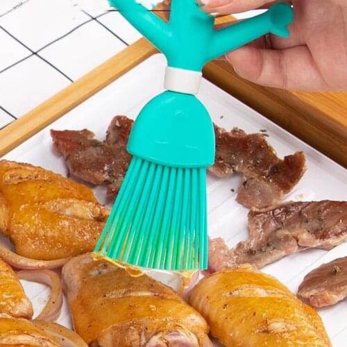 Food Grade Silicone Oil Brush Kitchen Pancakes High Temperature Barbecue Baking Household Food Sauce Brush