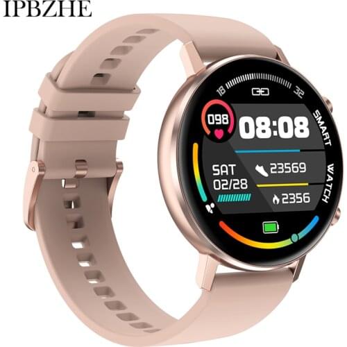 Ipbzhe Smart Watch Women Android Heart Rate Blood Oxygen Blood Pressure Smart Watch Men Sport SmartWatch For Women HuaWei Iphone