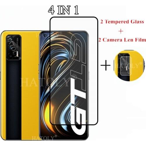 Full Cover Tempered Glass For Oppo Realme GT 5G Screen Protector Camera Lens Film For Realme GT 5G Glass For Realme GT 5G 6.43"