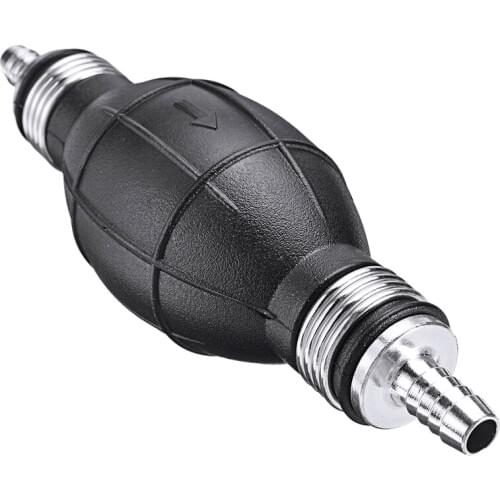 1pcs Fuel Primer Pump Petrol 8mm Fuel Pump Line Hand Primer Bulb All Fuels for Car Boat Marine 9001-089A Alloy + Rubber