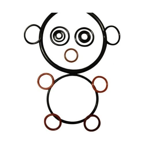 100pcs line diameter 0.8MM nitrile rubber O-ring sealing ring inner diameter 1-20mm NBR oil-resistant and wear-resistant black