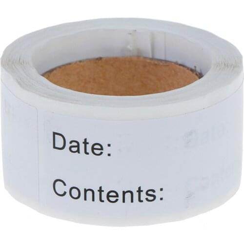 125pcs Food Storage Labels Refrigerator Freezer Labels Adhesive Label