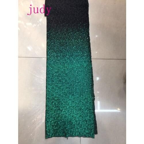 5yards/bag XX79# Dense sequins gradient colors fashionable fabric used for wedding gift stage parties Free shipping