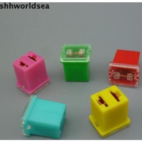 Free shipping 100PCS high quality 20A 30A 40A 50A 60A car fuse link auto fuse box auto link use connector n-line Lighter-Shape