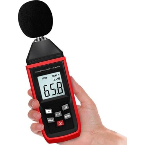 Digital Sound Level Meter Noise Tester Sound Detector Decible Monitor 30-130dB Audio Measuring Instrument Alarm