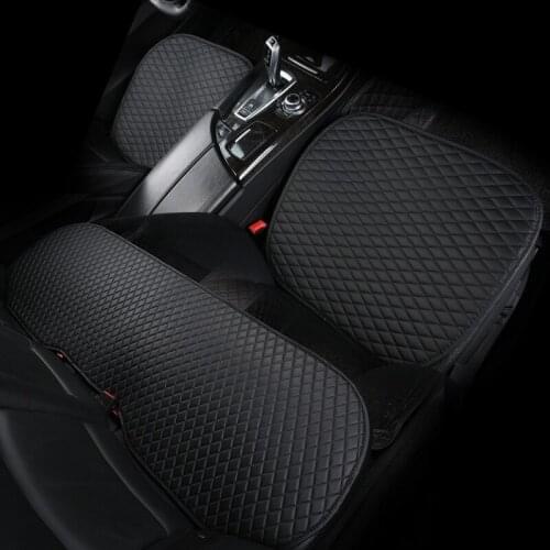 PU Leather Breathable Car Seats Protect Mat Cover Car Seat Cover Pad Cushion New Car Front Seat Rear Seat