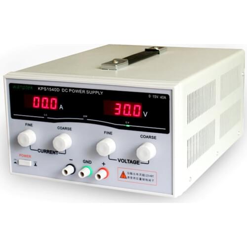 KPS1540D High precision Adjustable LED Dual Display Switching DC power supply 220V EU 15V/40A, Free shipping Portable
