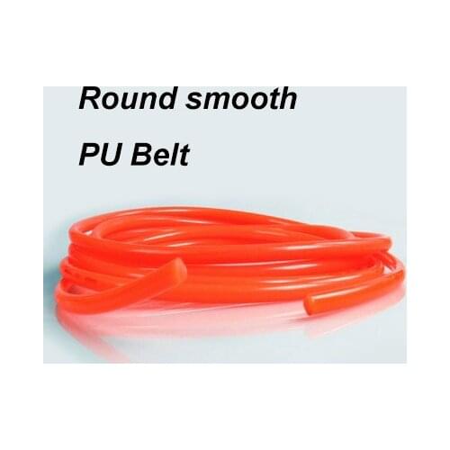 Round PU belt 2 3 4 5 6 7 8 9 10 12 15 18 20 mm Industrial synchronous belt strip driving motion conveyor transmission machine