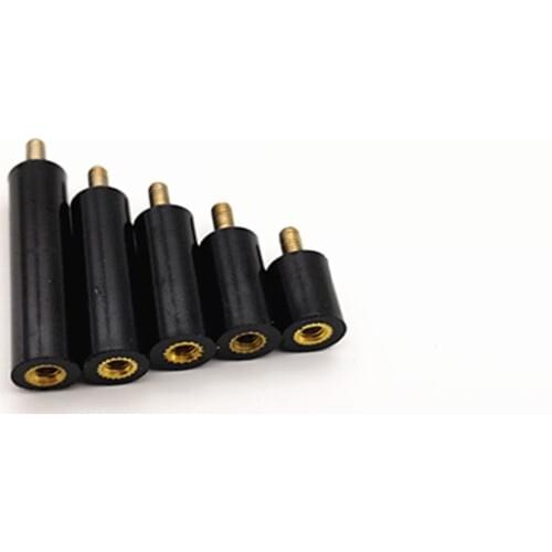 M3*15mm Bakelite column Black isolation support column Built-in copper core isolation column Insulation isolation column M3 kit