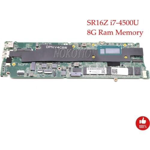 NOKOTION DAD13CMBAG0 CN-0DJJV1 0DJJV1 DJJV1 Main board For Dell XPS 13 9333 laptop motherboard SR16Z i7-4500U 8G full tested