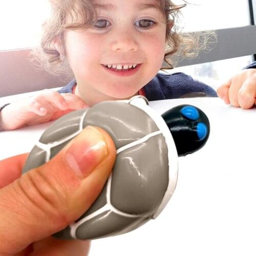 Creative kids Adults Decompression Artifact Shrink Head Tortoise Squeezing Toy Antistress toy Multifunctional Cute keychain