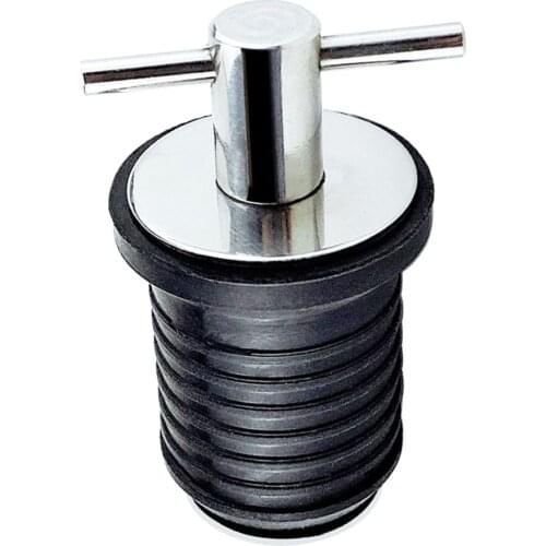 Marine Boat Garboard Drain Plug Drainer Stopper Twist Bung for 1 inch Hole