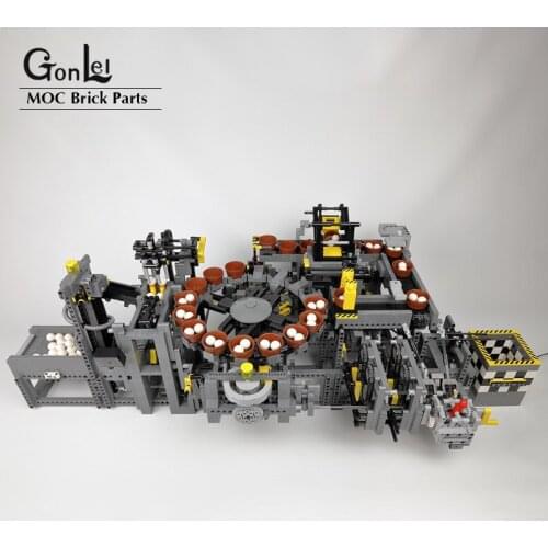 NEW Technical Akiyuki Ball Factory Balls Sorting Automated System EV3 MOC Building Blocks Bricks Model DIY Assembled Toys