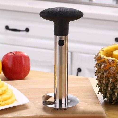 Stainless Steel Rotary Pineapple Peeler Simple Fruit Pineapple Cutter Ananas Fruit Core Separation Tools Kitchen Accessories