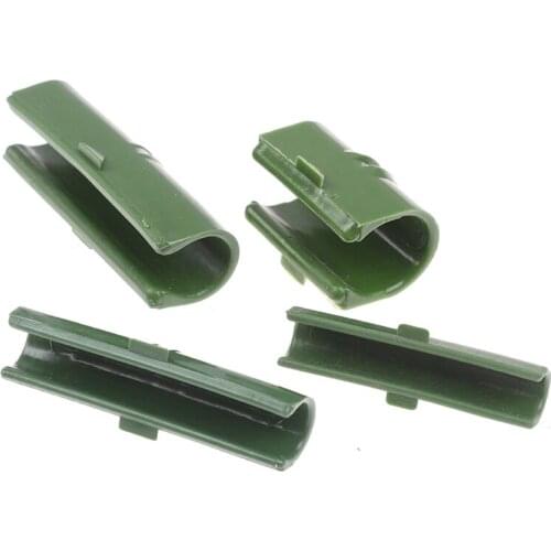 10pcs Greenhouse Frame Pipe Tube Film Clip Clamp Garden Shade Net Accessories Plastic Film Fixed Fittings Garden Shelf Clip