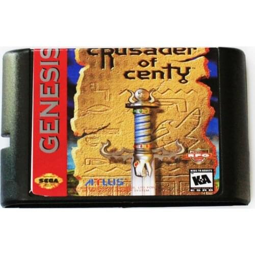 Crusader Of Centy 16 bit MD Game Card For Sega Mega Drive For SEGA Genesis
