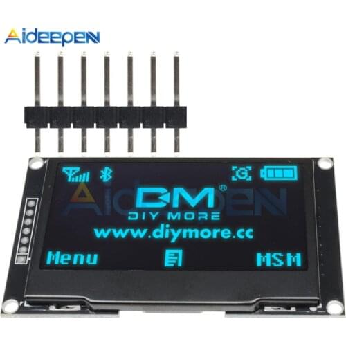 2.42" inch LCD Screen 128 x 64 128X64 OLED Display Module IIC I2C SPI Serial C51 STM32 SSD1309 for Arduino Blue Display