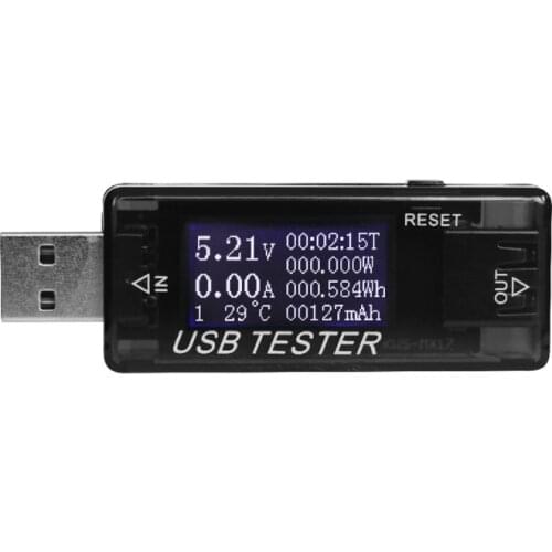 8 in 1 LCD USB Current Voltage Detector Charger Capacity Tester Meter Power Bank
