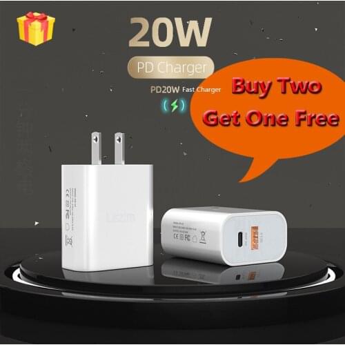 Phone Adapters 20w PD Type C Usb Cargador Adapter Portatil Celular Carregador Fast Charger Chargers For Iphone11 12 Redmi9