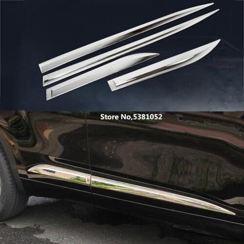 Door Decoration Trim For Toyota Highlander 2020 2017 2019 Accessories 2016 2015 Door Side Bumper Protection Strip