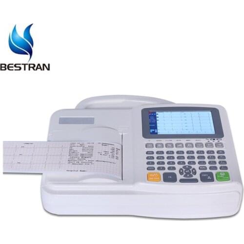 BT-ECG30 Hospital medical equipment echocardiography portable 3 Channel ECG EKG Machine 5.0 inch color TFT LCD display price