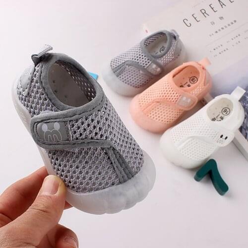 Toddler Shoes Baby First-Walking Breathable Mesh Infant Boys Girls Soft Trainers
