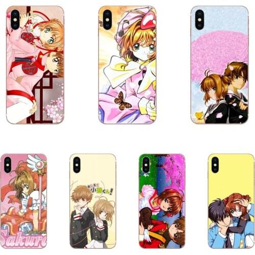 For Xiaomi Mi CC9 CC9E 9T mi10 mi9 mi8 note 9 10 pro lite SE Mi A1 A2 A3 TPU Phone Cover Case Coque Sakura Card Captor