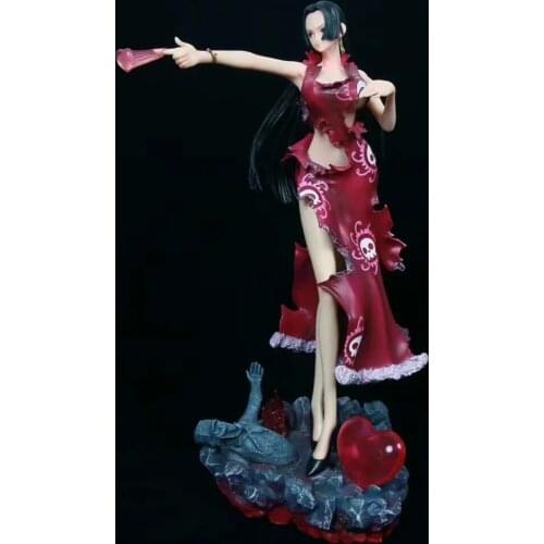 35CM Anime Figure Flag Diamond Ship Code B Boa Hancock Action PVC Figure Collectible Model Toy Boy Gift Detachable Clothes