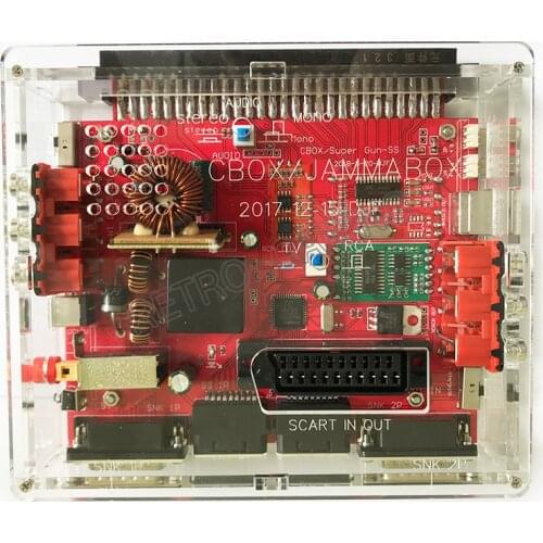 JAMMA CBOX box Joypad Convert Board JAMMA to DB 15pin Converter SCART Output For Any JAMMA Arcade Game PCB SNK Motherboard