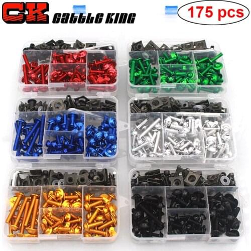 Motorcycle Fairing Bolts Kit Bodywork Screws Nut For aprilia rs 125 sr 50 rsv4 shiver DORSODURO 750 1200 pegaso 650 RSV MILLE R