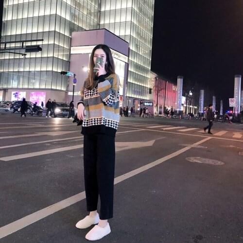 Skirt Suits, New Fashion Casual Sweaters In Early Autumn, Small Collocation, Two-piece Suit Pants, Womens Casual Skirt Suits