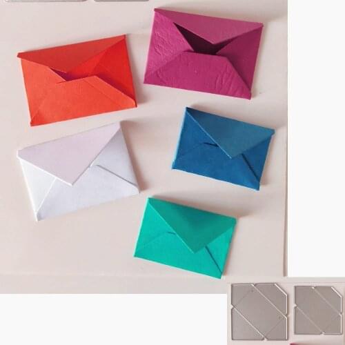 Small Envelope Dies Cuts Embossing Stencils for DIY Scrapbooking Photos Albums Decorative Paper Cards Making Craft Dies 2020
