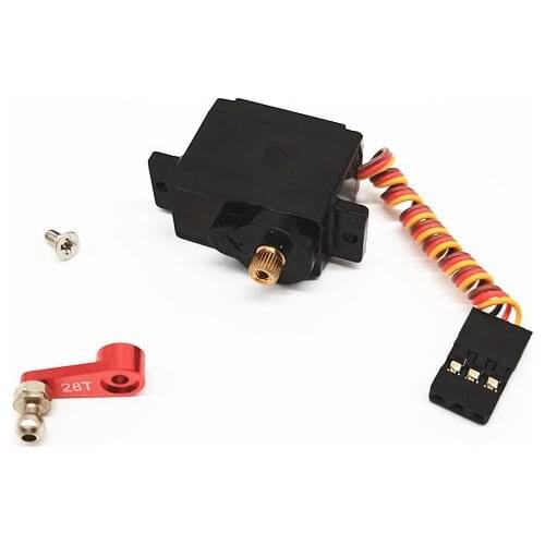 Metal Durable Wide Angle Digital Steering Gear for Rear-Wheel Drive HGD1 Four-wheel Drive MINI-Q Mosquito Cart RC Car