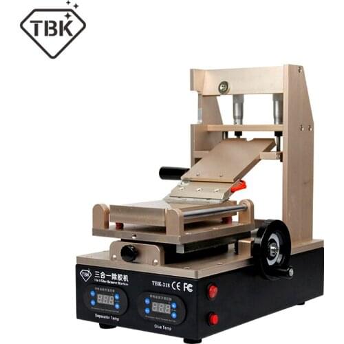 NEW TBK-318 3 in 1 Vacuum LCD Screen Separator + Preheater +OCA Glue Polarizer RemoverMobile Phone LCD Screen Refurbish Machine
