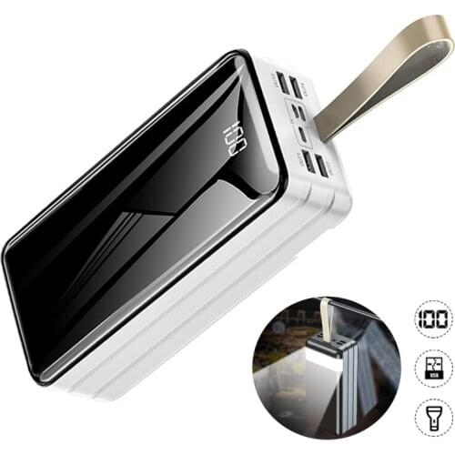 80000mAh Portable Power Bank Large Capacity With Charger External Battery 80000mAh Powerbank for Xiaomi Samsung Iphone