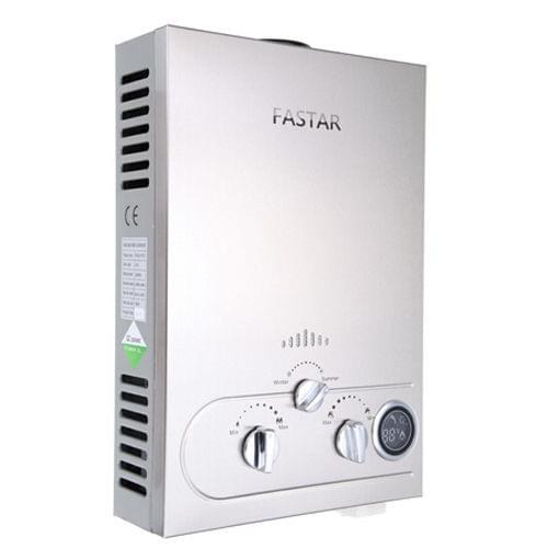 FREE Ship from Local) Ce Flue Type 8l Lpg Gas Instant Hot Water Heater Propane Stainless Tankless Wash Shower Boiler