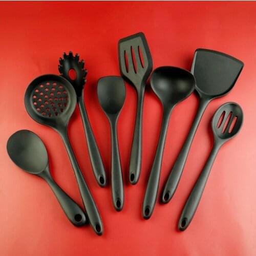 Silicone Cooking Utensils Set Non-Stick Spatula Shovel kitchen Cooking Tools Set With Storage Box Kitchen Tool Accessories